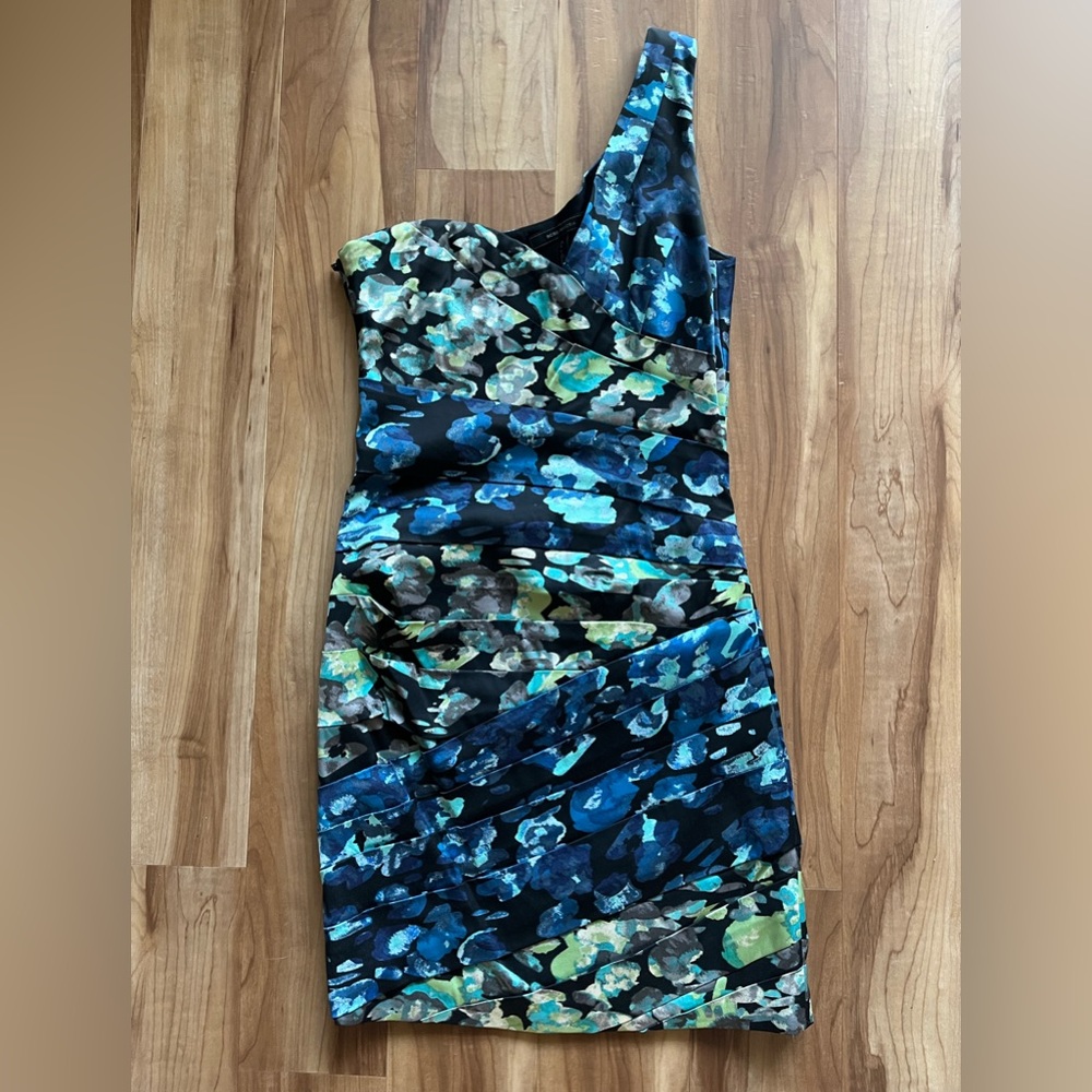 BCBG One Shoulder Dress